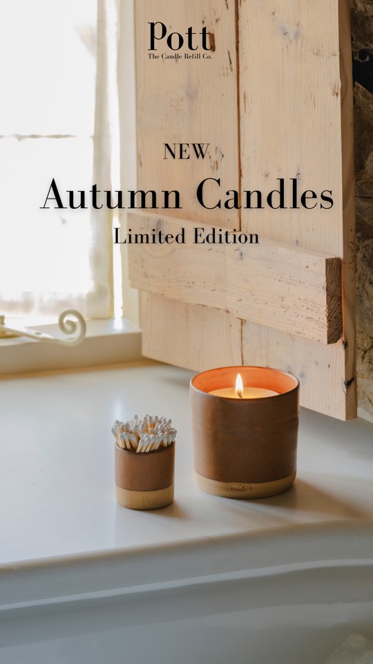 NEW Autumn Candles, bathroom