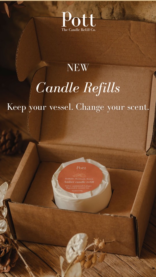NEW Candle Refills. Keep your vessel.